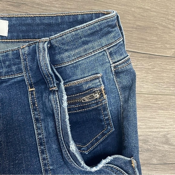 JOIE Women's Blue Cruise Park Denim Ankle Zip Jeans Sz 27 - Picture 5 of 10